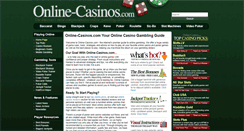 Desktop Screenshot of online-casinos.com